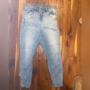 American Eagle Outfitters Blue Skinny Jeans